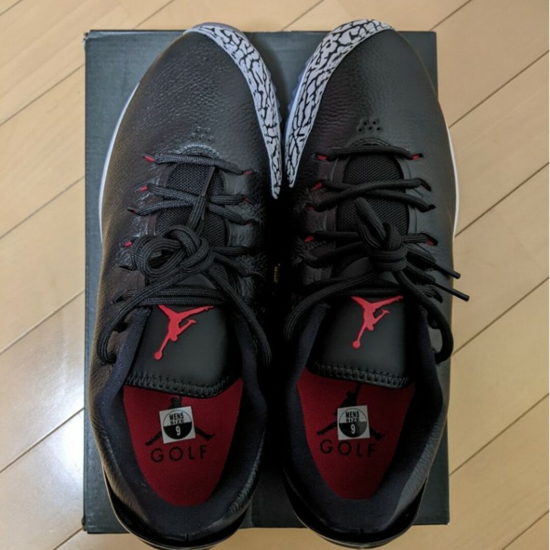 Jordan Brand（NIKE）(ジョーダン)のレアモデルNIKEナイキJORDAN ADG BLACK CEMENT 26.0 スポーツ/アウトドアのゴルフ(シューズ)の商品写真