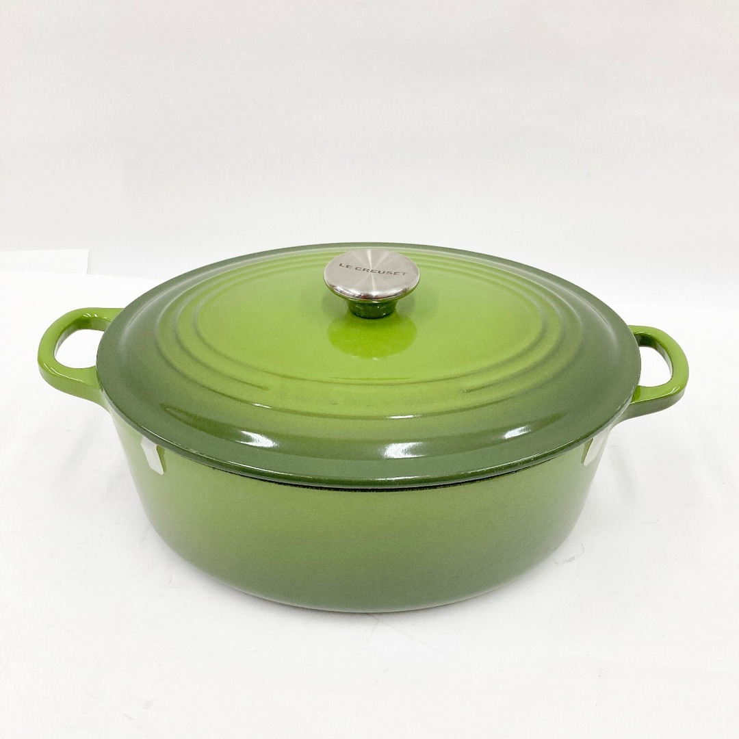 〇〇LE CREUSET ルクルーゼ シグニチャー ココット オーバル 27cm グリーンキッチン/食器