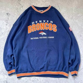 リー(Lee)の【NFL】XL チーム刺繍 肉厚Leeボディ スウェット ネイビー ブロンコス(スウェット)