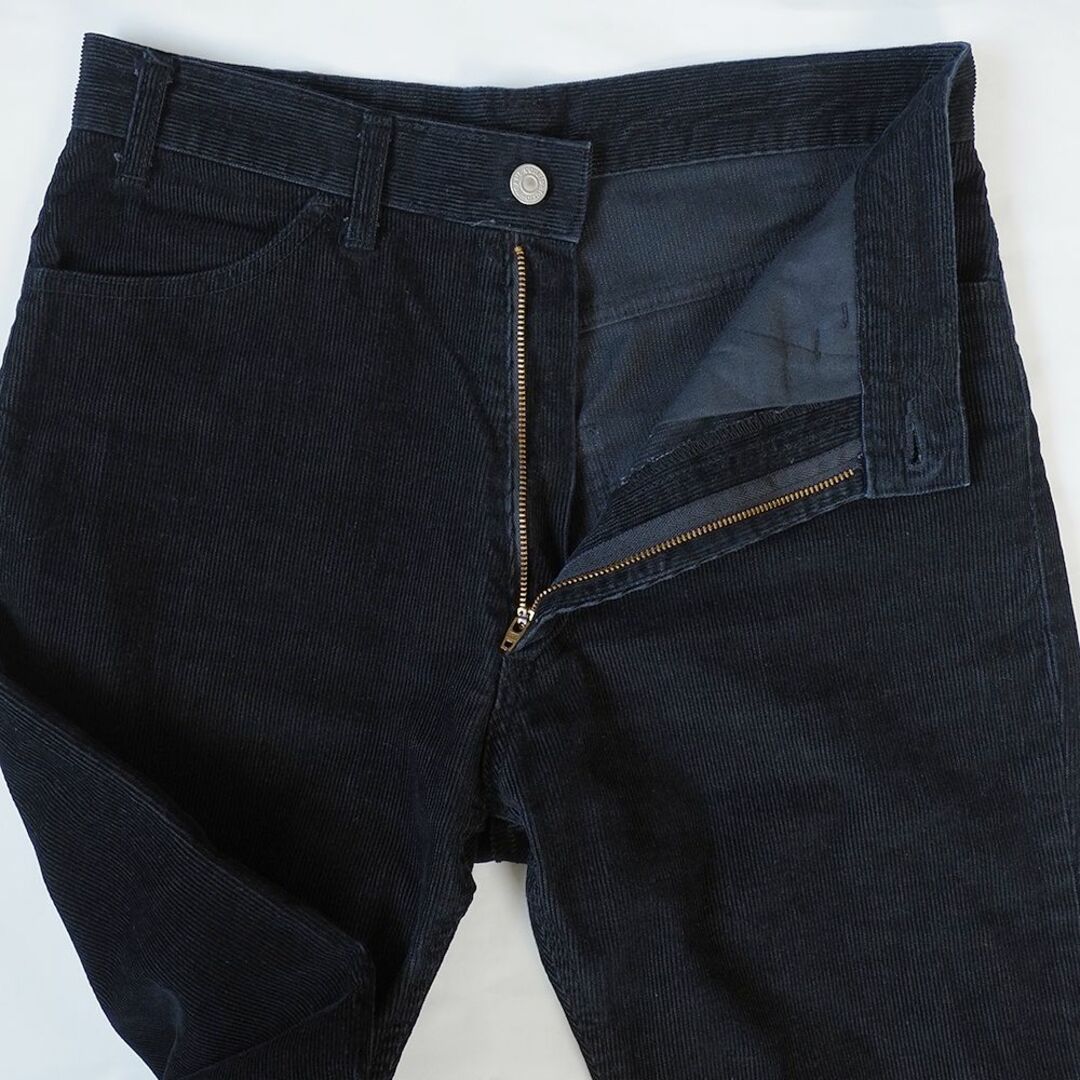 BEAMS(ビームス)の80年 昭和 ビームス BEAMS 80's ブラック コーデュロイ 黒 パンツ メンズのパンツ(デニム/ジーンズ)の商品写真
