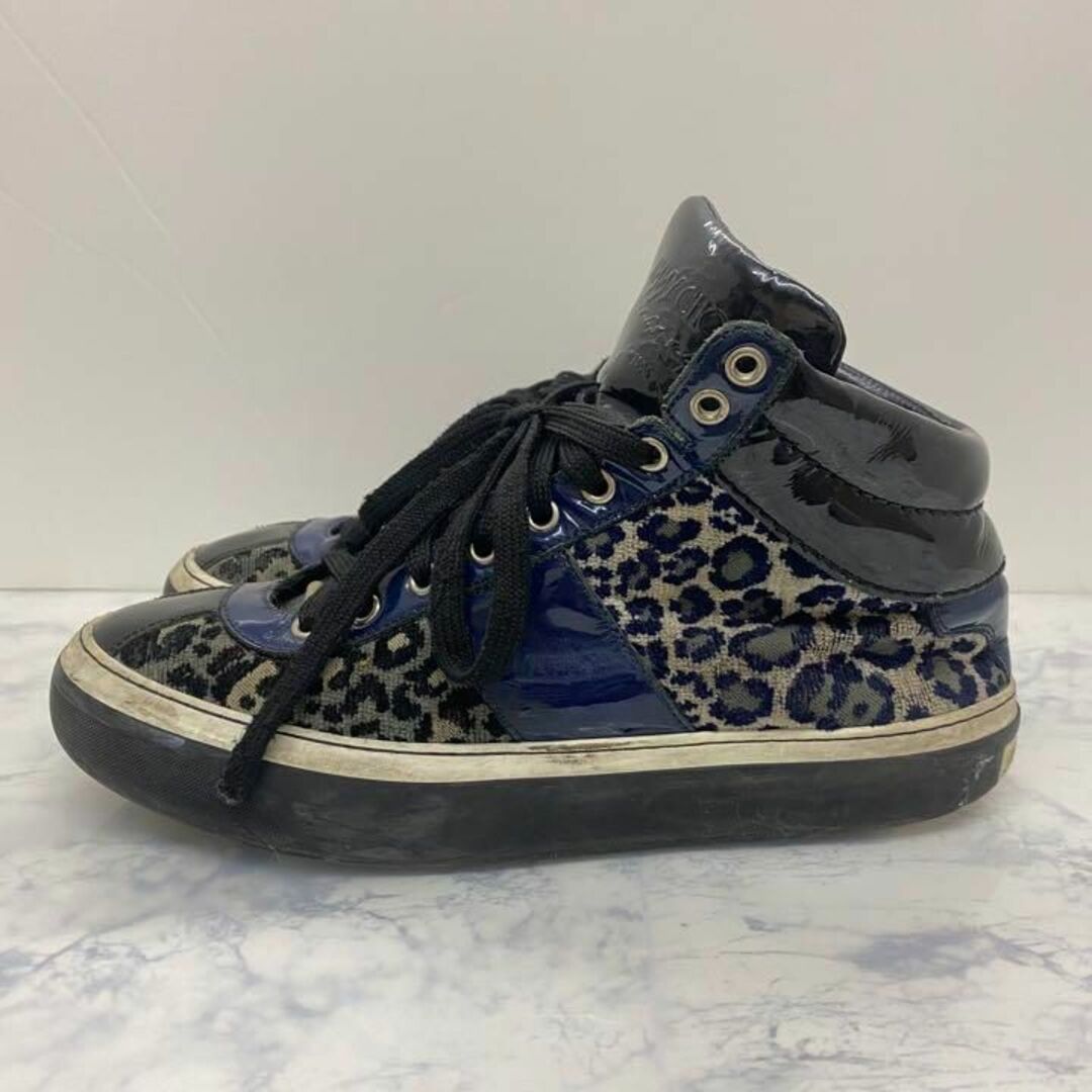 JIMMY CHOO(ジミーチュウ)の現状特価　JIMMYCHOO　ジミーチュウ　ハイカット　スニーカー　レオパード メンズの靴/シューズ(スニーカー)の商品写真