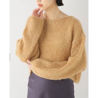 イエナ(IENA)の【美品】IENA  ハンドモヘアプルオーバーニット(ニット/セーター)