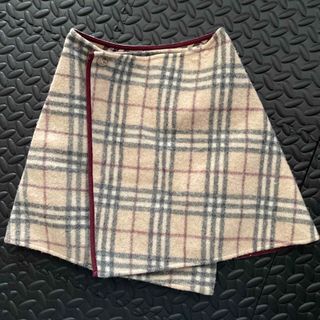 バーバリー(BURBERRY)の正規品　バーバリー　キッズ　スカート  ウール　10y(スカート)