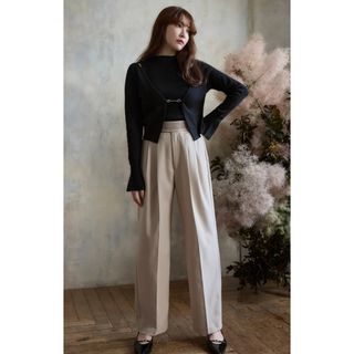 ハーリップトゥ(Her lip to)のherlipto Manhattan Straight-Leg Pants(カジュアルパンツ)