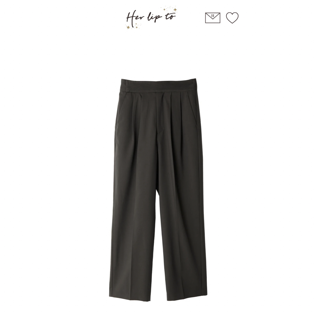 Her lip to(ハーリップトゥ)のherlipto Manhattan Straight-Leg Pants レディースのパンツ(カジュアルパンツ)の商品写真