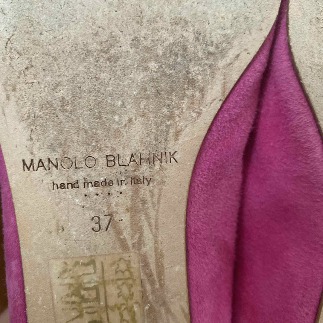 MANOLO BLAHNIK(マノロブラニク)のMANOLO BLAHNIK マノロブラニク POZZUOLI 37 レディースの靴/シューズ(ハイヒール/パンプス)の商品写真