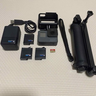 GoPro HERO4 BLACK 純正バッテリー3個+充電器+SDカードセット