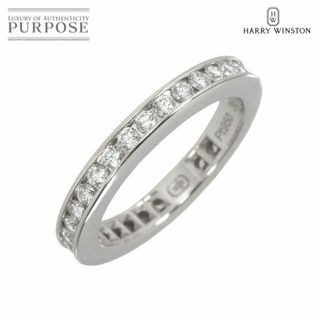 ハリーウィンストン(HARRY WINSTON)のハリーウィンストン HARRY WINSTON ラウンド チャネルセット 8号 リング ダイヤ Pt プラチナ 指輪【証明書付き】VLP 90203670(リング(指輪))