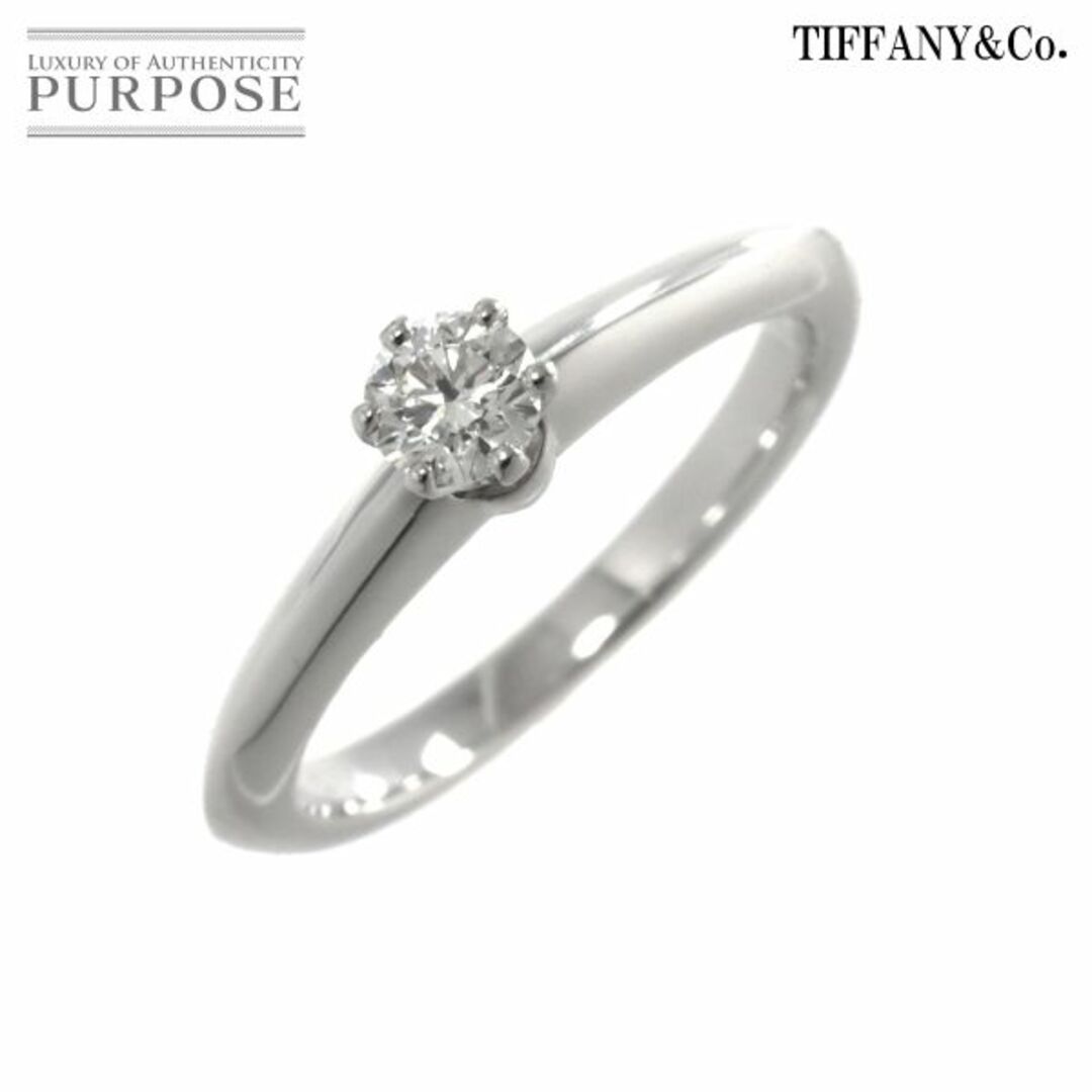 Tiffany & Co.(ティファニー)のティファニー TIFFANY&Co. ソリティア ダイヤ 0.23ct I/VS1/EX 9号 リング Pt 指輪【鑑定書付き】VLP 90205608 レディースのアクセサリー(リング(指輪))の商品写真