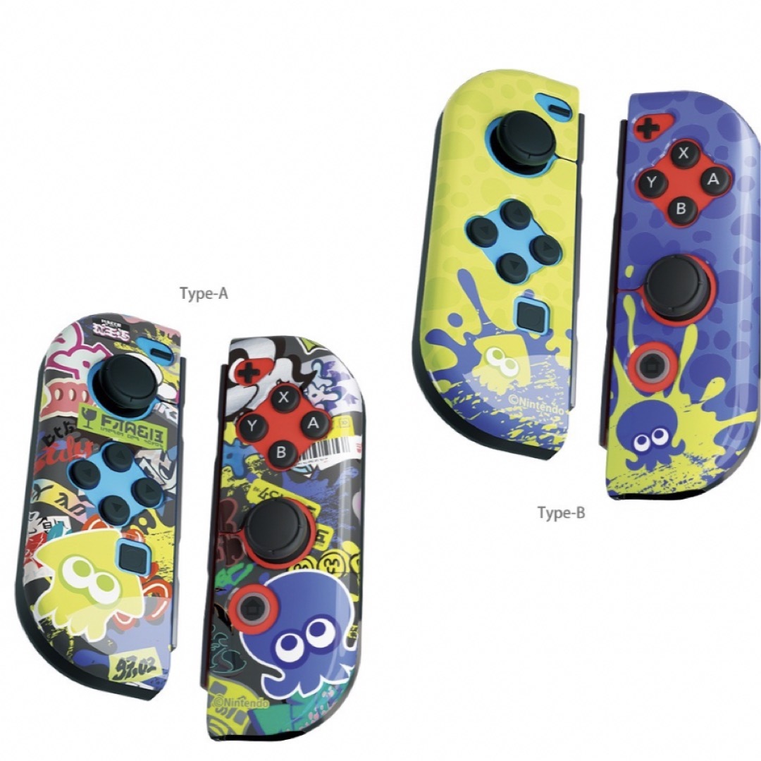 任天堂(ニンテンドウ)のジョイコンカバー　スプラトゥーン3               2セット！新品！ エンタメ/ホビーのゲームソフト/ゲーム機本体(その他)の商品写真