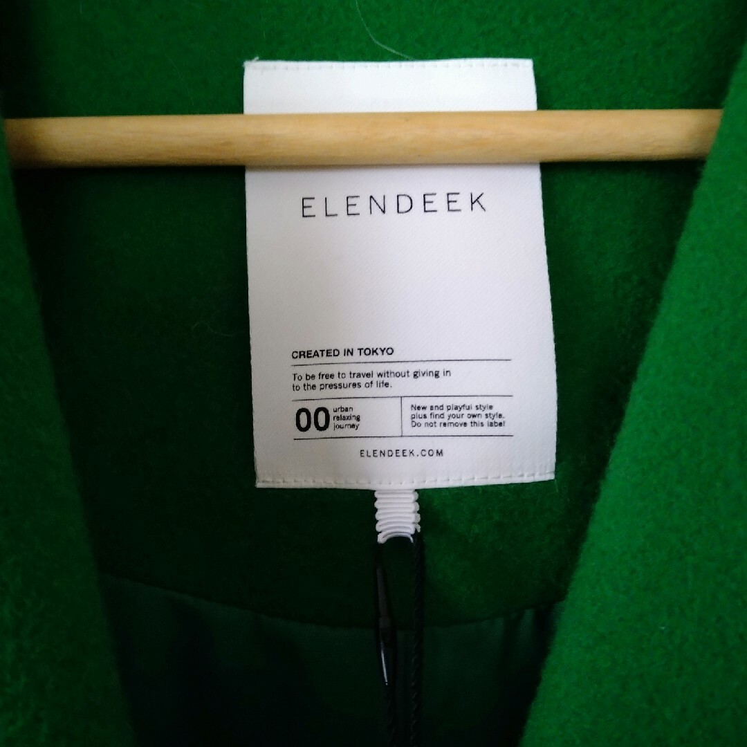 ELENDEEK(エレンディーク)のELENDEEKコート定価49500円2022コクーンチェスターコート未使用タグ レディースのジャケット/アウター(チェスターコート)の商品写真