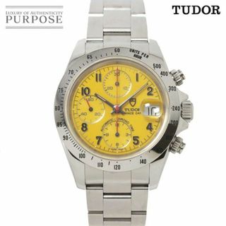 チュードル(Tudor)のチューダー チュードル TUDOR クロノタイム プリンスデイト 79280 メンズ 腕時計 イエロー 文字盤 自動巻き Chrono time VLP 90216593(腕時計(アナログ))