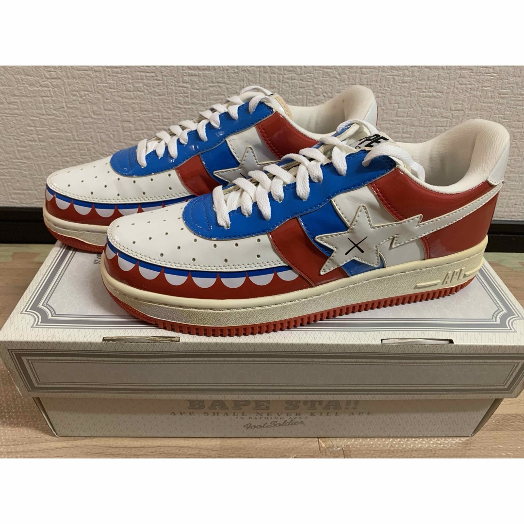 メンズ★激レア★ APE × kaws BAPESTA スニーカー 28.5cm