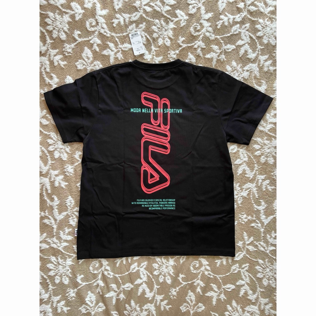 FILA(フィラ)のFILA Tシャツ フリーサイズ ブラック BTS テテ レディースのトップス(Tシャツ(半袖/袖なし))の商品写真