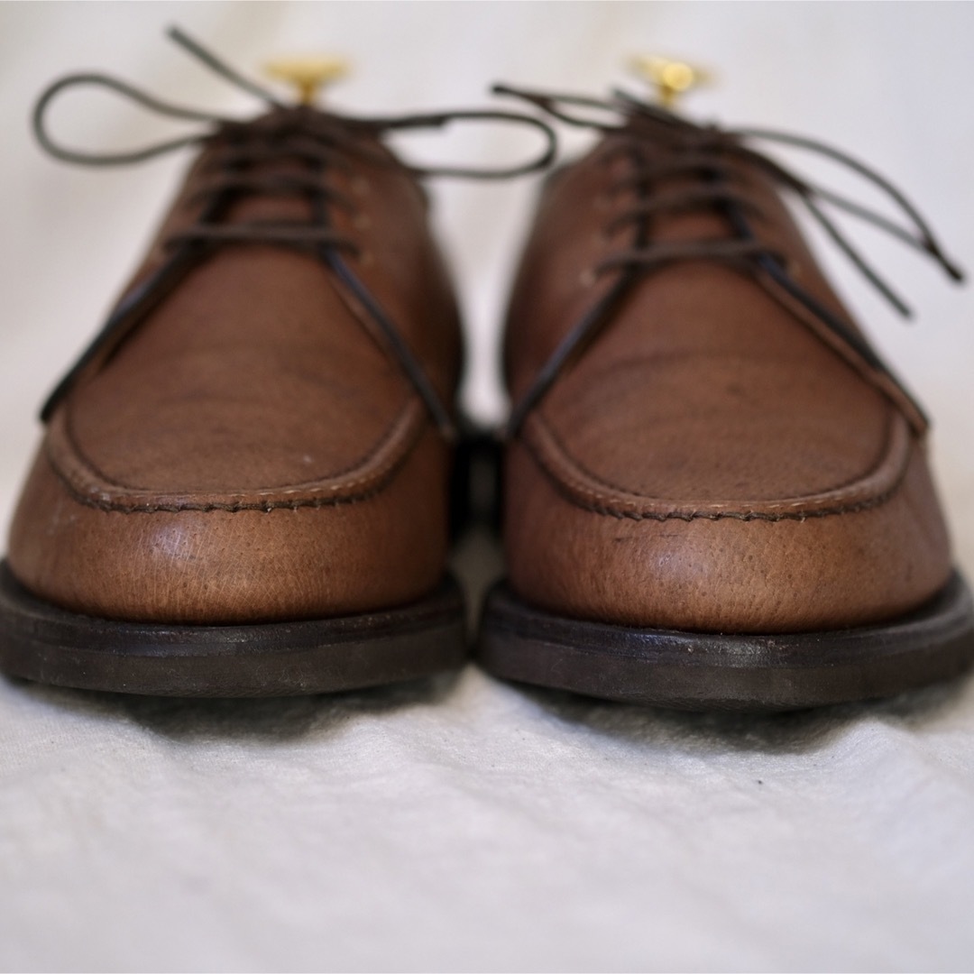 Allen Edmonds(アレンエドモンズ)の希少Allen Edmonds ボーハイドレザーUTIP Jaron Ⅱ 茶5D メンズの靴/シューズ(ドレス/ビジネス)の商品写真