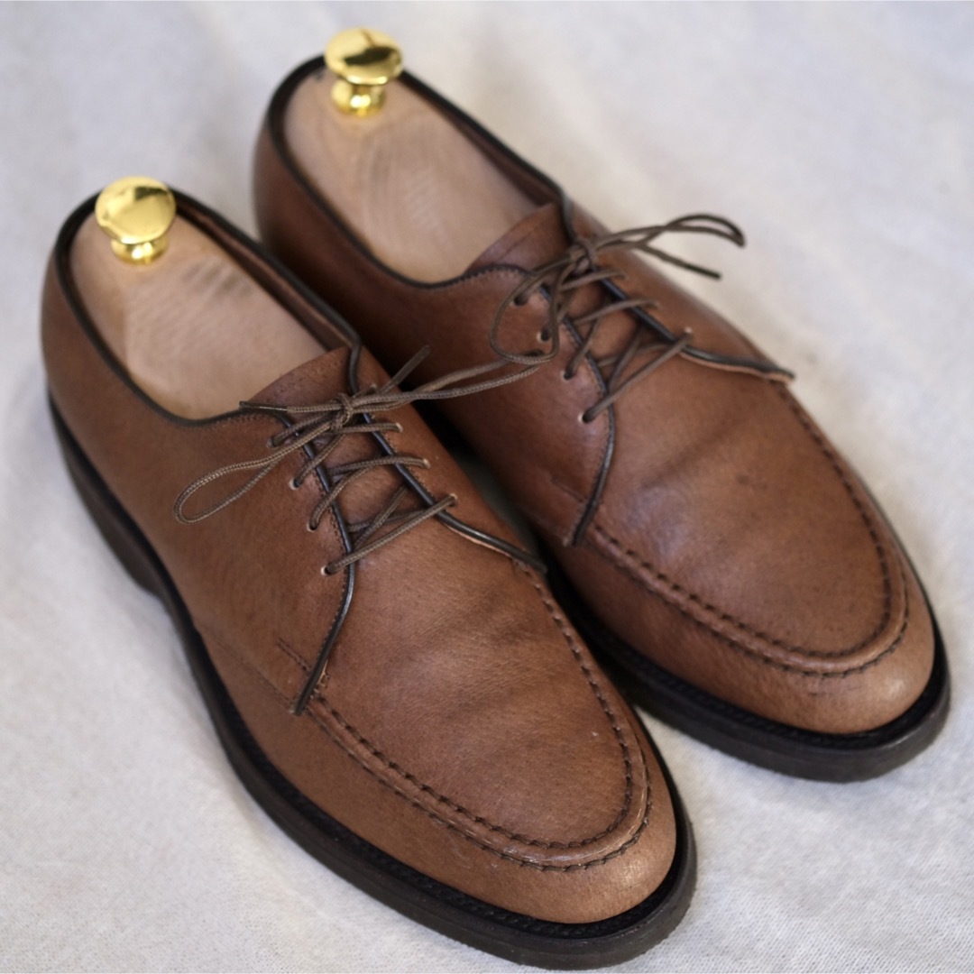 Allen Edmonds(アレンエドモンズ)の希少Allen Edmonds ボーハイドレザーUTIP Jaron Ⅱ 茶5D メンズの靴/シューズ(ドレス/ビジネス)の商品写真