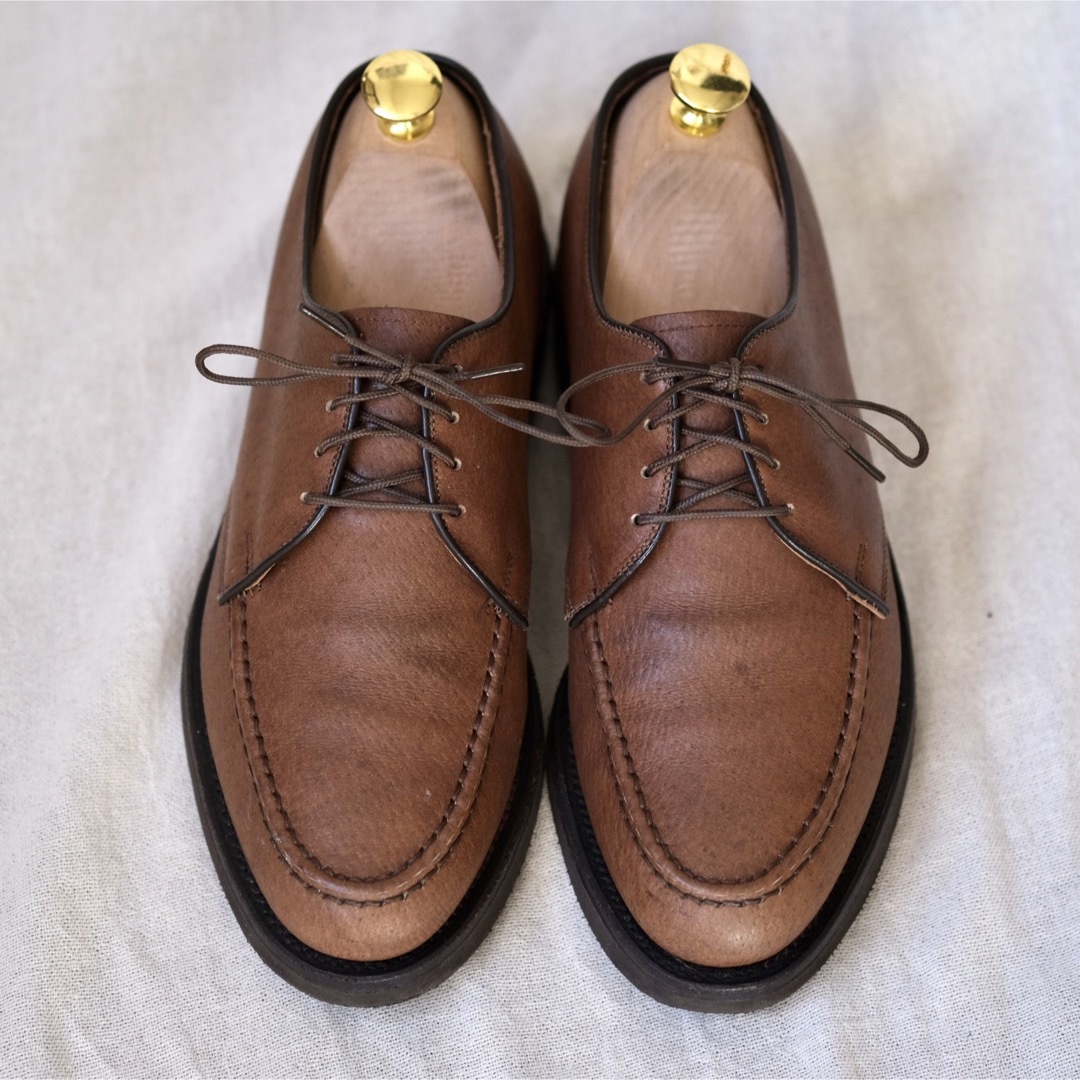 Allen Edmonds(アレンエドモンズ)の希少Allen Edmonds ボーハイドレザーUTIP Jaron Ⅱ 茶5D メンズの靴/シューズ(ドレス/ビジネス)の商品写真