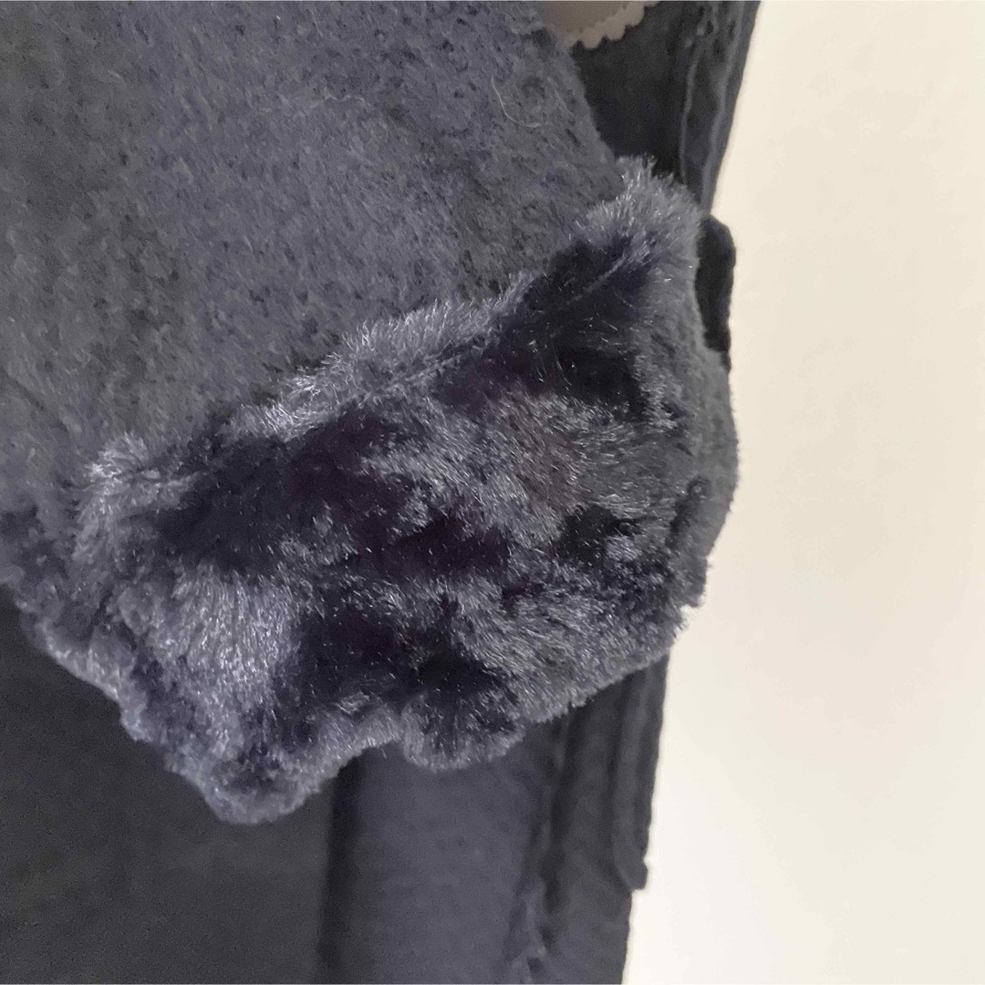 axes femme(アクシーズファム)の未使用　アクシーズ  ファー切り替え　ダッフルコート レディースのジャケット/アウター(ダッフルコート)の商品写真