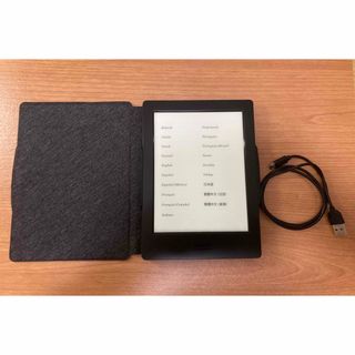 ラクテン(Rakuten)の電子書籍リーダー　Kobo Aura H2O スリープカバー付き(電子ブックリーダー)