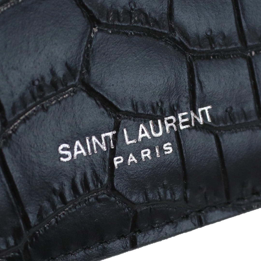 Saint Laurent(サンローラン)のSAINT LAURENT サンローラン 609362 小銭入れ ブラック メンズ メンズのファッション小物(コインケース/小銭入れ)の商品写真