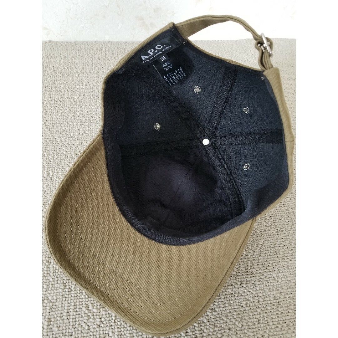 A.P.C(アーペーセー)の美品　A.P.C.　ベースボールキャップ　帽子　アーペーセー レディースの帽子(キャップ)の商品写真