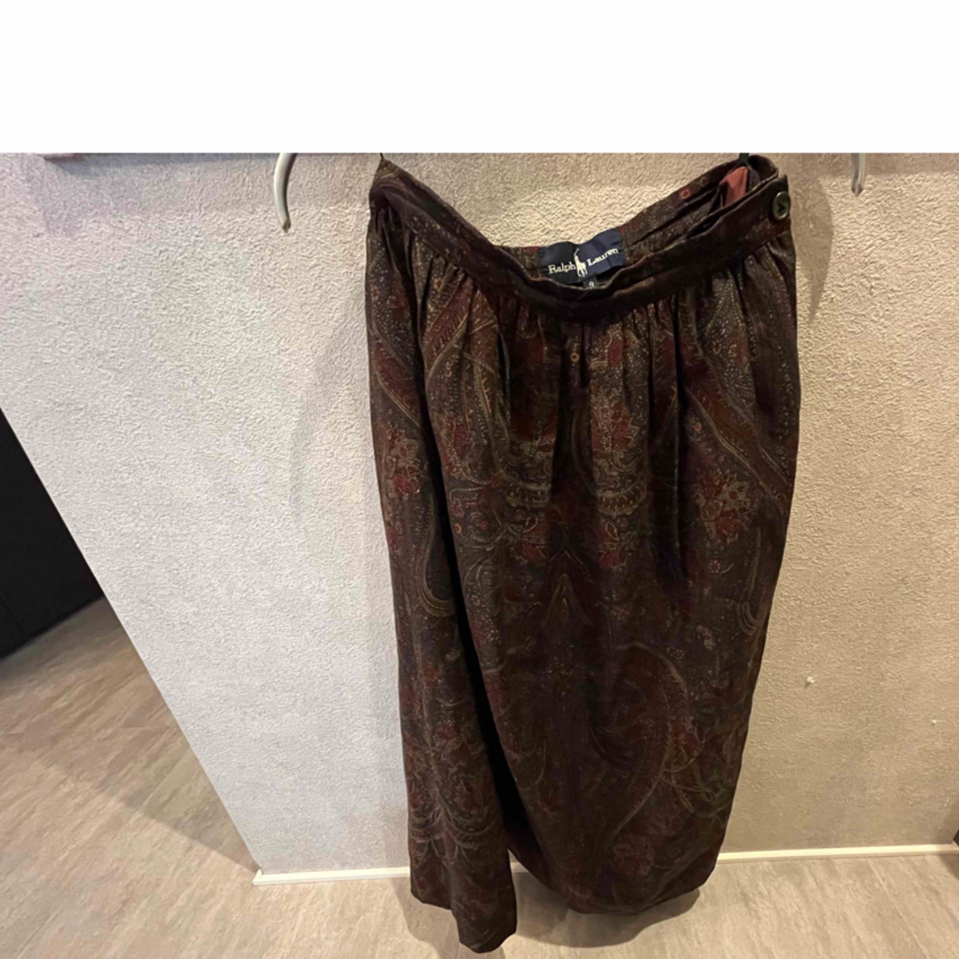 Ralph Lauren(ラルフローレン)のラルフローレン　ペイズリー柄 レディースのスカート(ロングスカート)の商品写真