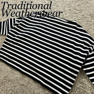 トラディショナルウェザーウェア(TRADITIONAL WEATHERWEAR)の【ボーダー柄】Traditional Weatherwear バスクシャツ S(カットソー(長袖/七分))