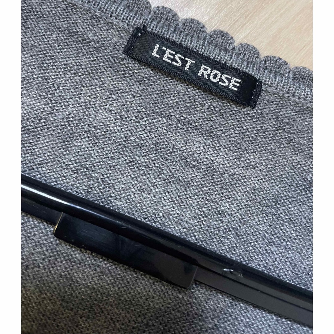 L'EST ROSE(レストローズ)のL’EST ROSE  レストローズ ニットチュニックワンピ レディースのトップス(チュニック)の商品写真