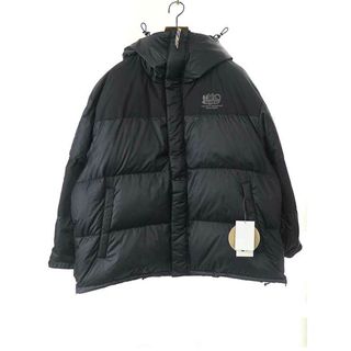 イズネス(is-ness)のis-ness × NANGA イズネス × ナンガ 23AW FUNCTIONAL DOWN JACKET フーデッドダウンジャケット 1005AWDOWNJK01 ブラック L(ダウンジャケット)