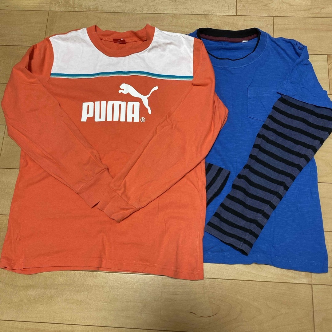 PUMA(プーマ)のsize:150 長袖 2点セット キッズ/ベビー/マタニティのキッズ服男の子用(90cm~)(Tシャツ/カットソー)の商品写真