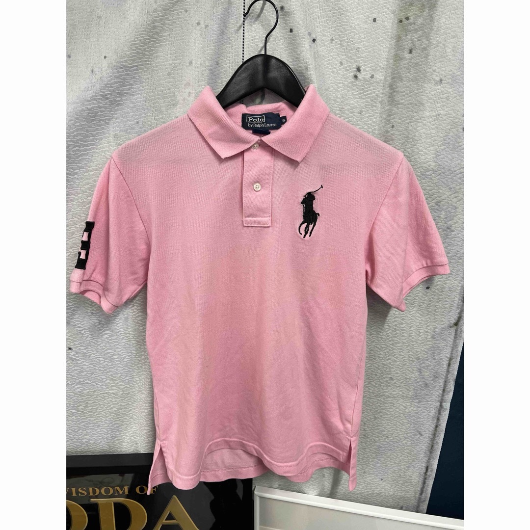 POLO RALPH LAUREN(ポロラルフローレン)のRalph Lauren ラルフローレン　ビックポニー　ポロシャツ　半袖　ピンク メンズのトップス(ポロシャツ)の商品写真