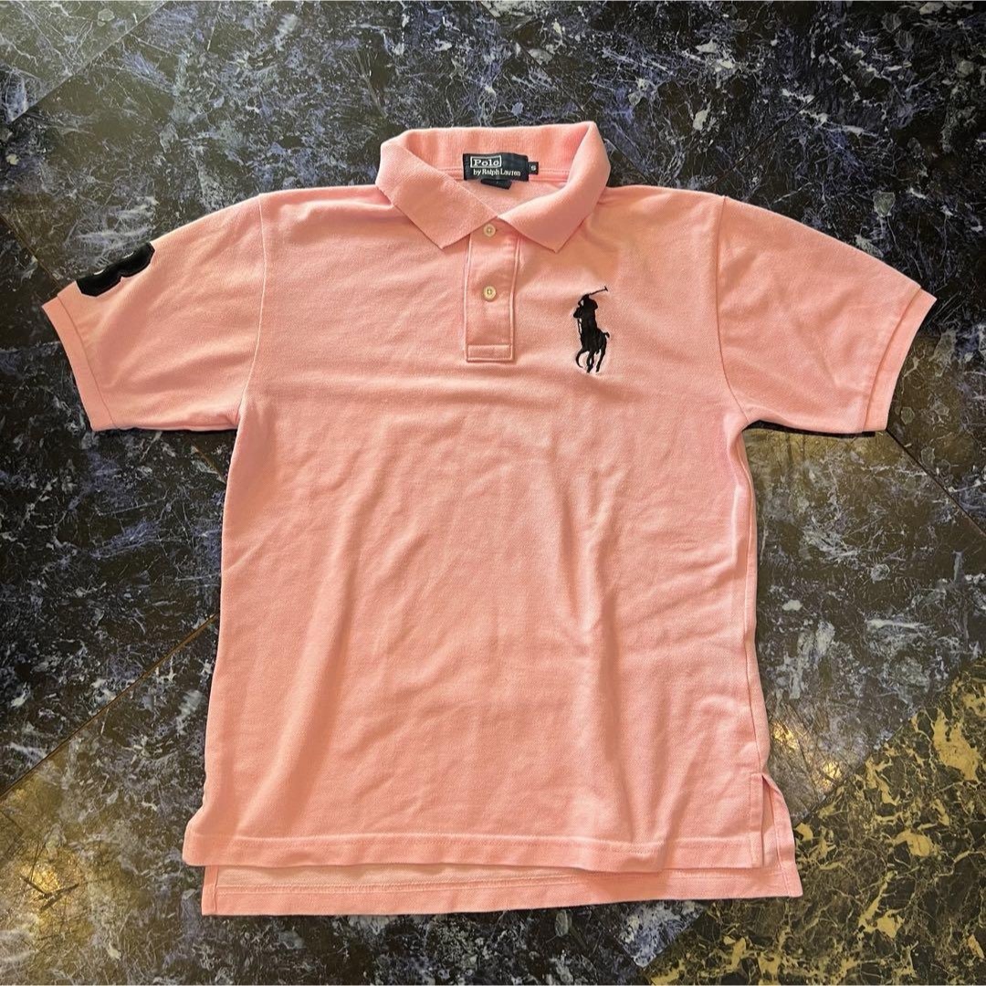 POLO RALPH LAUREN(ポロラルフローレン)のRalph Lauren ラルフローレン　ビックポニー　ポロシャツ　半袖　ピンク メンズのトップス(ポロシャツ)の商品写真