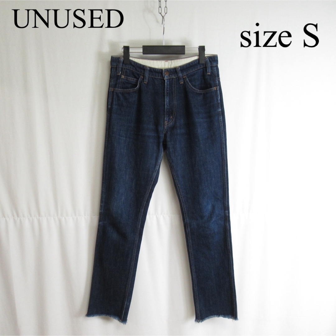 UNUSED(アンユーズド)のUNUSED テーパード デニムパンツ ジーンズ ビンテージ S ジーパン 紺 メンズのパンツ(デニム/ジーンズ)の商品写真