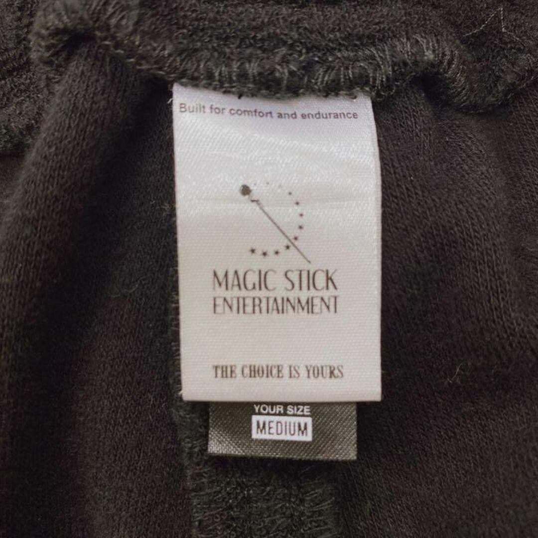 MAGIC STICK(マジックスティック)の美品数回　定2.8万位　マジックスティック　ハーフ　パンツ　パイル地　ブラック メンズのパンツ(ショートパンツ)の商品写真