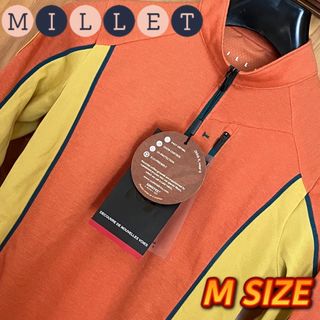 ミレー(MILLET)の【MILLET】 ミレー☆長袖☆ハーフジップ☆トレッキングウェア☆未使用☆タグ付(登山用品)