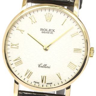 ロレックス(ROLEX)のロレックス ROLEX 5112 チェリーニ K18YG cal.1602 ホリコンダイアル 手巻き メンズ 良品 _785929(腕時計(アナログ))