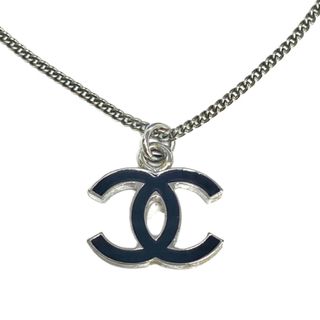 シャネル(CHANEL)の[USED/中古]CHANEL シャネル ネックレス・チョーカー ココマーク ブラック シルバー ０５Ｖ 中古 tdc-002123-4d(ネックレス)