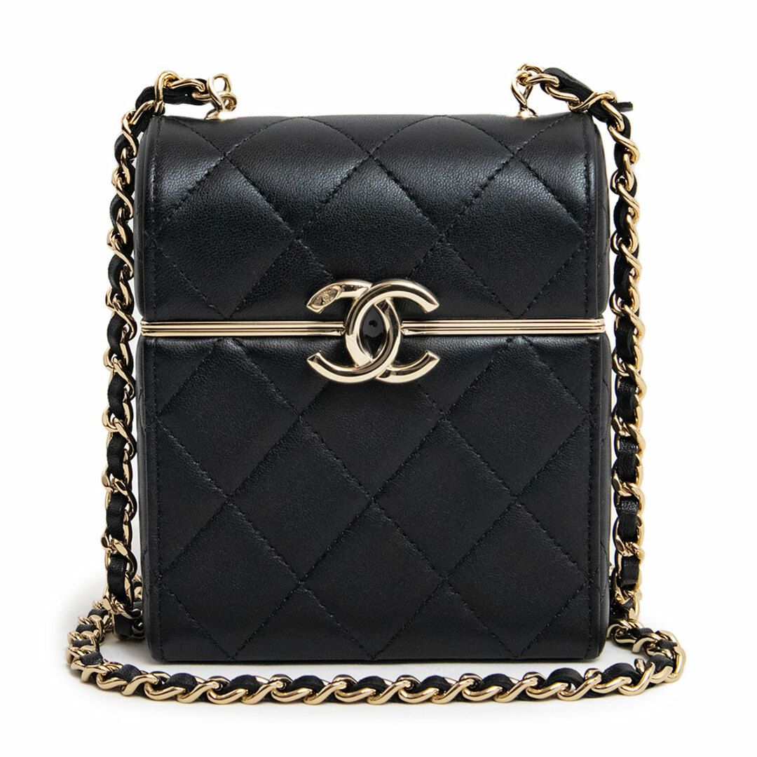 CHANEL - シャネル スモール ボックス チェーン ショルダー ポーチ