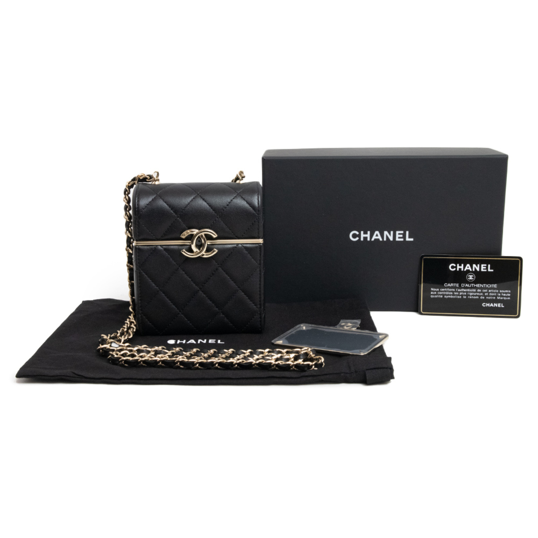 CHANEL - シャネル スモール ボックス チェーン ショルダー CHANEL - シャネル スモール ボックス チェーン ショルダー