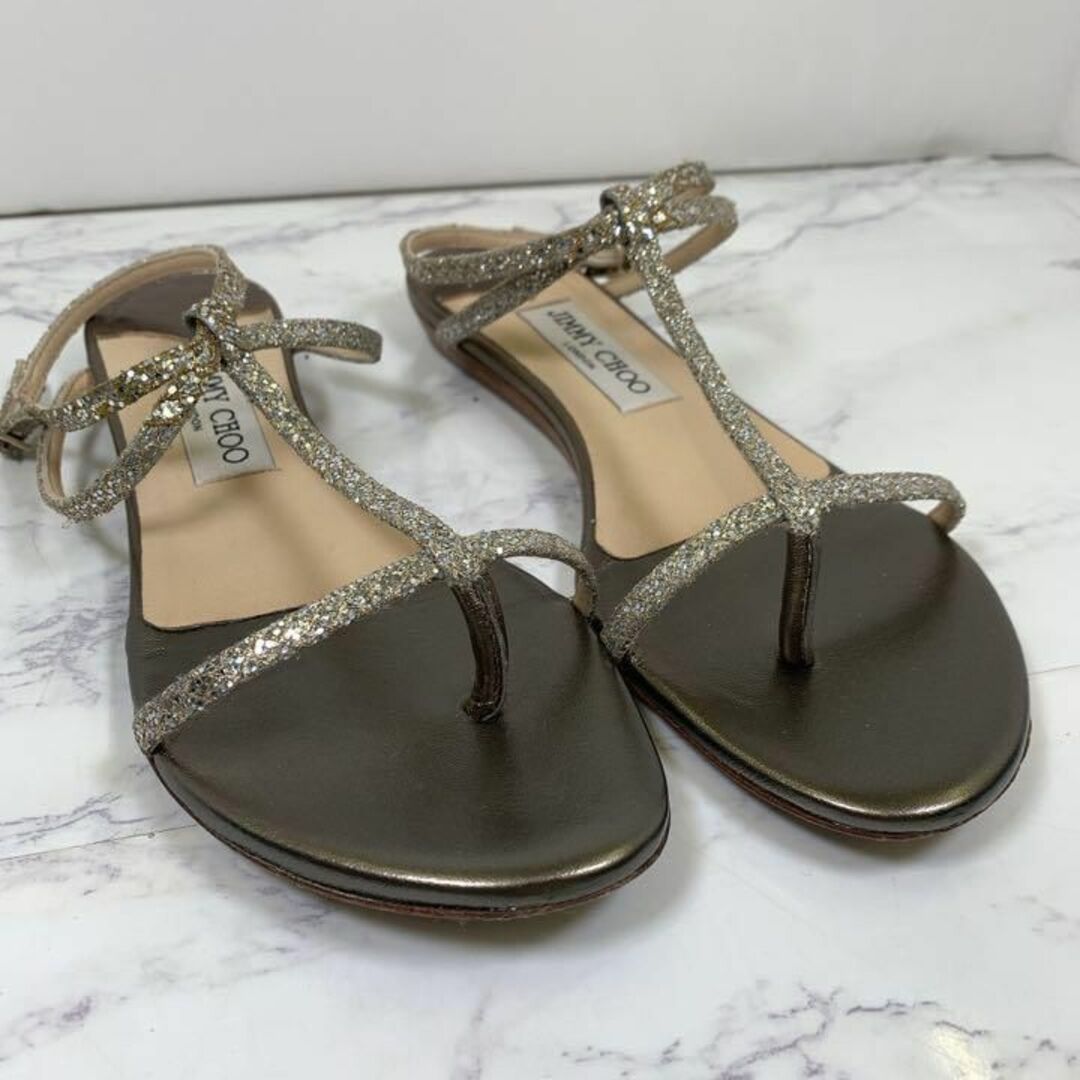 JIMMY CHOO - 定価51,450円 良品 ジミーチュウ サンダル JIMMY CHOO - 定価51,450円 良品 ジミーチュウ サンダル