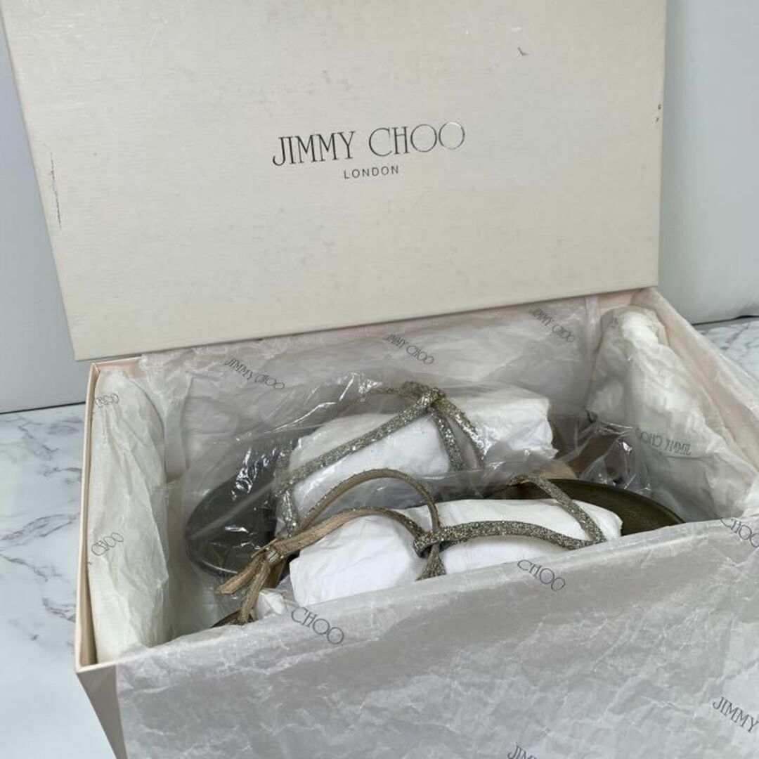 JIMMY CHOO - 定価51,450円 良品 ジミーチュウ サンダル JIMMY CHOO - 定価51,450円 良品 ジミーチュウ サンダル