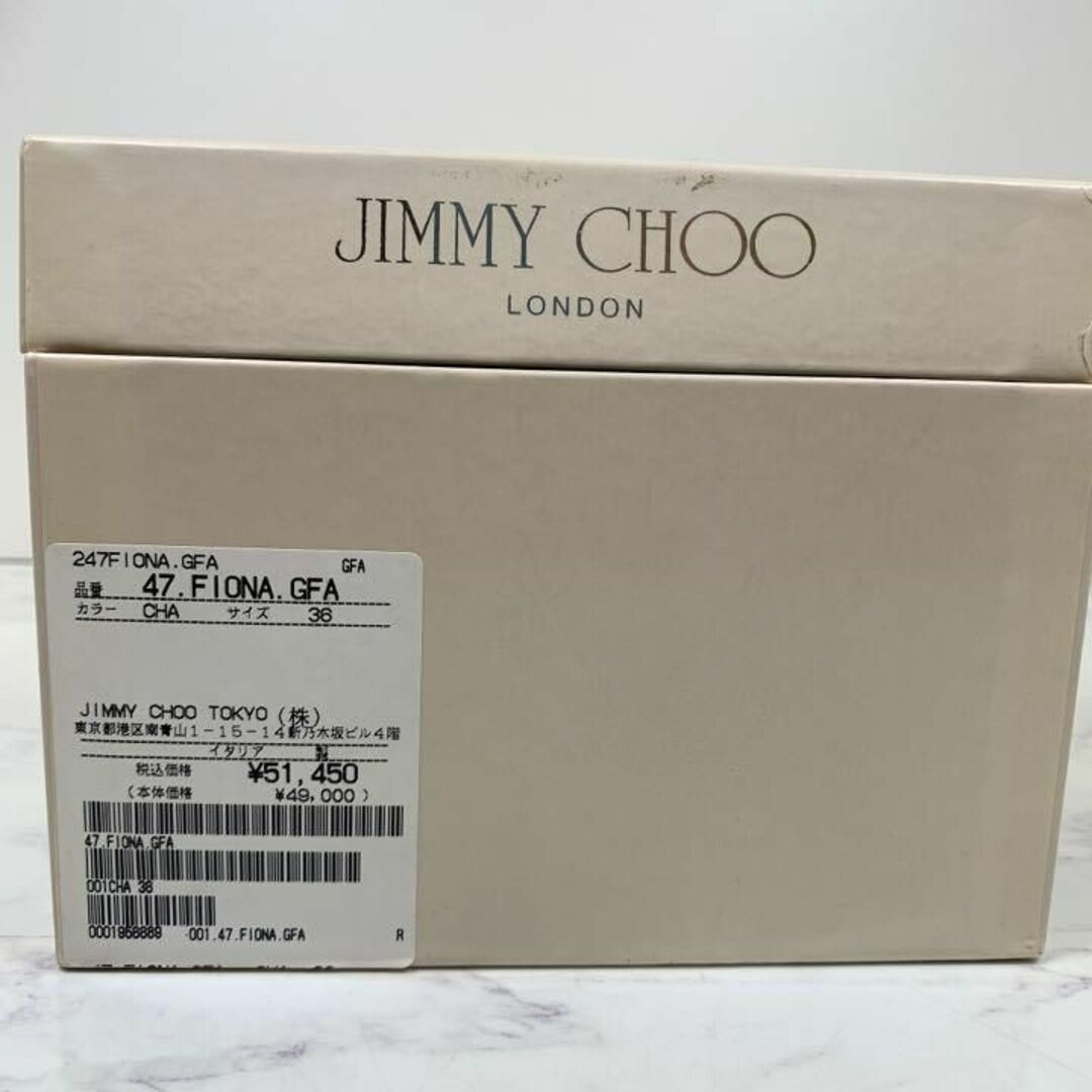 JIMMY CHOO - 定価51,450円 良品 ジミーチュウ サンダル JIMMY CHOO - 定価51,450円 良品 ジミーチュウ サンダル