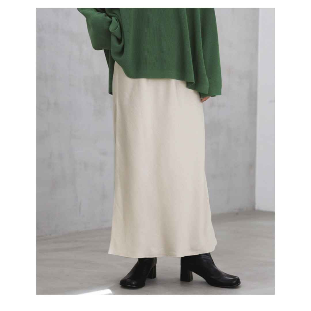 LEPSIM(レプシィム)のストレッチサテンスカート LEPSIM レプシィム トール レディースのスカート(ロングスカート)の商品写真