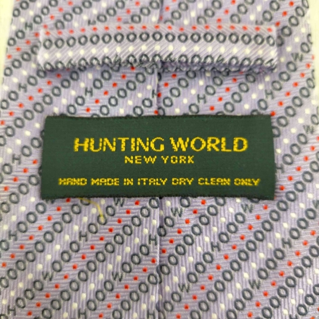 HUNTING WORLD(ハンティングワールド)のHUNTING WORLD(ハンティングワールド) 総柄 シルクネクタイ メンズ メンズのファッション小物(ネクタイ)の商品写真