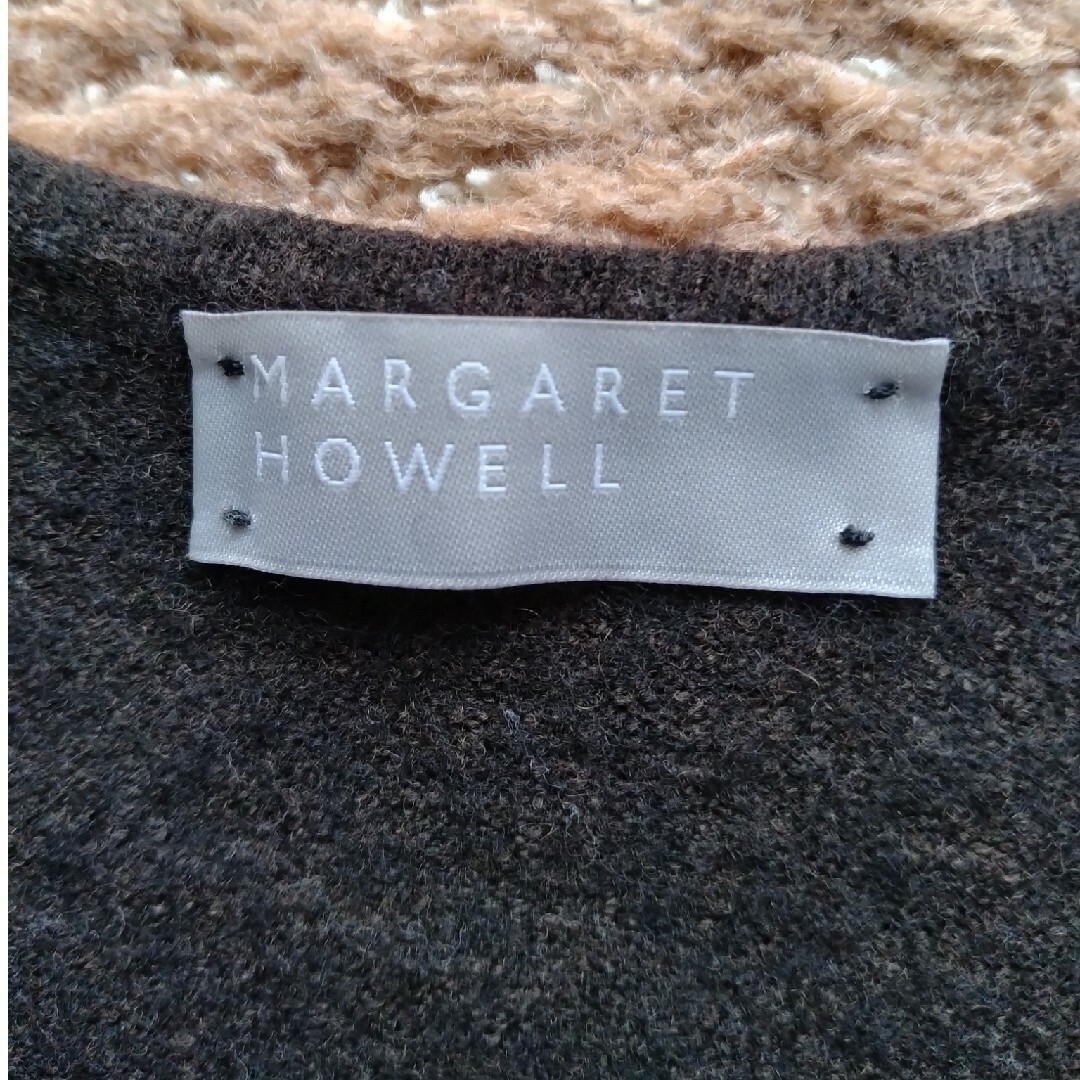 MARGARET HOWELL(マーガレットハウエル)のマーガレット・ハウエル　ニットベスト レディースのトップス(ベスト/ジレ)の商品写真