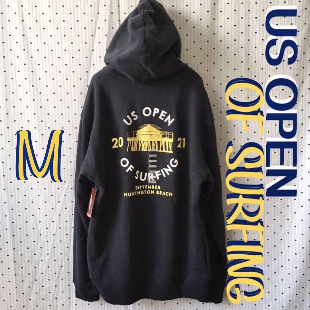 QUIKSILVER(クイックシルバー)のVANSバンズUS限定USOPENsurfコンテスト記念HOODIEパーカーＭ メンズのトップス(パーカー)の商品写真