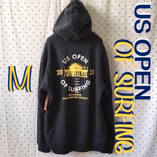 クイックシルバー(QUIKSILVER)のVANSバンズUS限定USOPENsurfコンテスト記念HOODIEパーカーＭ(パーカー)