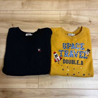 ダブルビー(DOUBLE.B)のダブルビー　トレーナー　2枚セット(Tシャツ/カットソー)