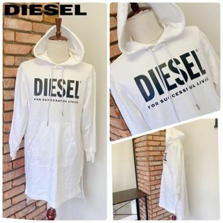 ディーゼル(DIESEL)の１回　定価2.7万位　ディーゼル　スウェット　ロング　パーカー　フーディ(スウェット)