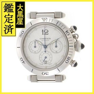 カルティエ(Cartier)のカルティエ 　パシャ　クロノ 　W31030H3  シルバー　自動巻　【436】(腕時計(アナログ))